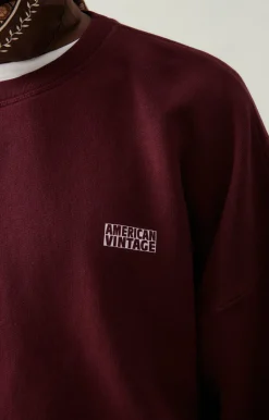 American Vintage Men'S Sweatshirt Izubird Vintage Huckleberry Shop