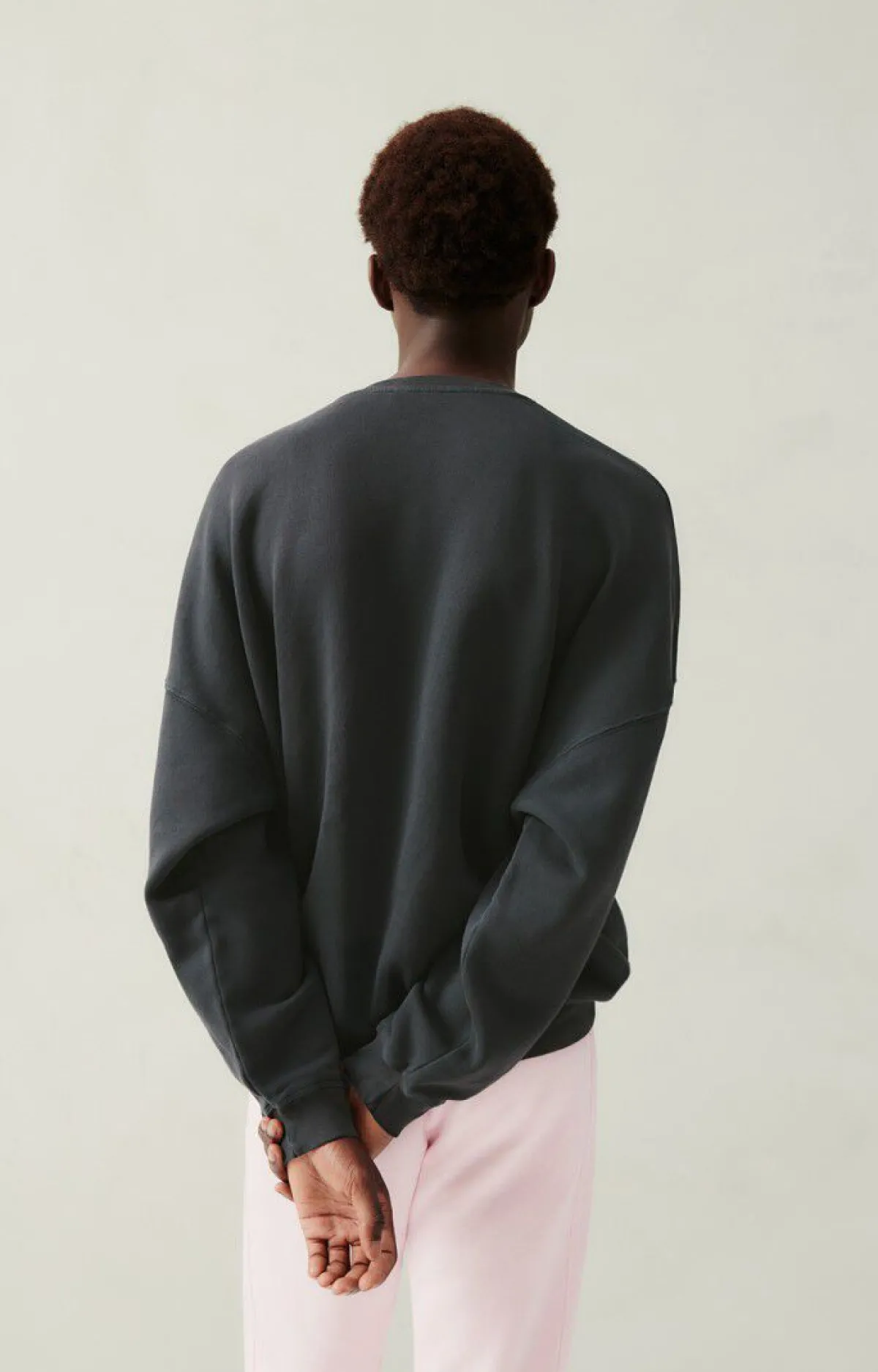 American Vintage Men'S Sweatshirt Izubird Carbon Vintage Cheap
