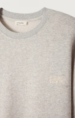 American Vintage Men'S Sweatshirt Kodytown Polar Melange Discount