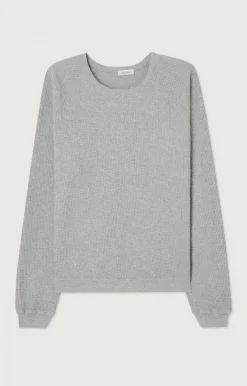 American Vintage Men'S Sweatshirt Koukoubay Heather Grey New