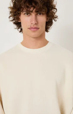 American Vintage Men'S Sweatshirt Xybay Ecru Shop