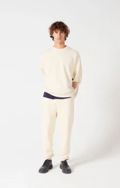 American Vintage Men'S Sweatshirt Xybay Ecru Shop
