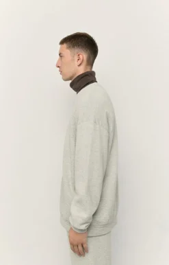 American Vintage Men'S Sweatshirt Yatcastle Heather Grey Store