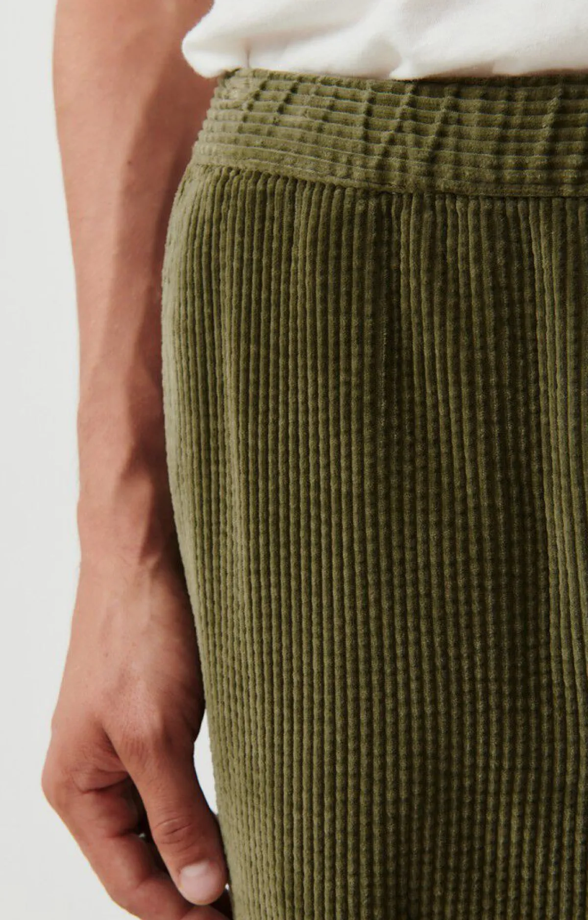 American Vintage Men'S Trouserspadow Khaki Vintage Fashion