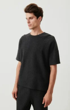 American Vintage Men'S T-Shirt Bobypark Charcoal Melange Cheap