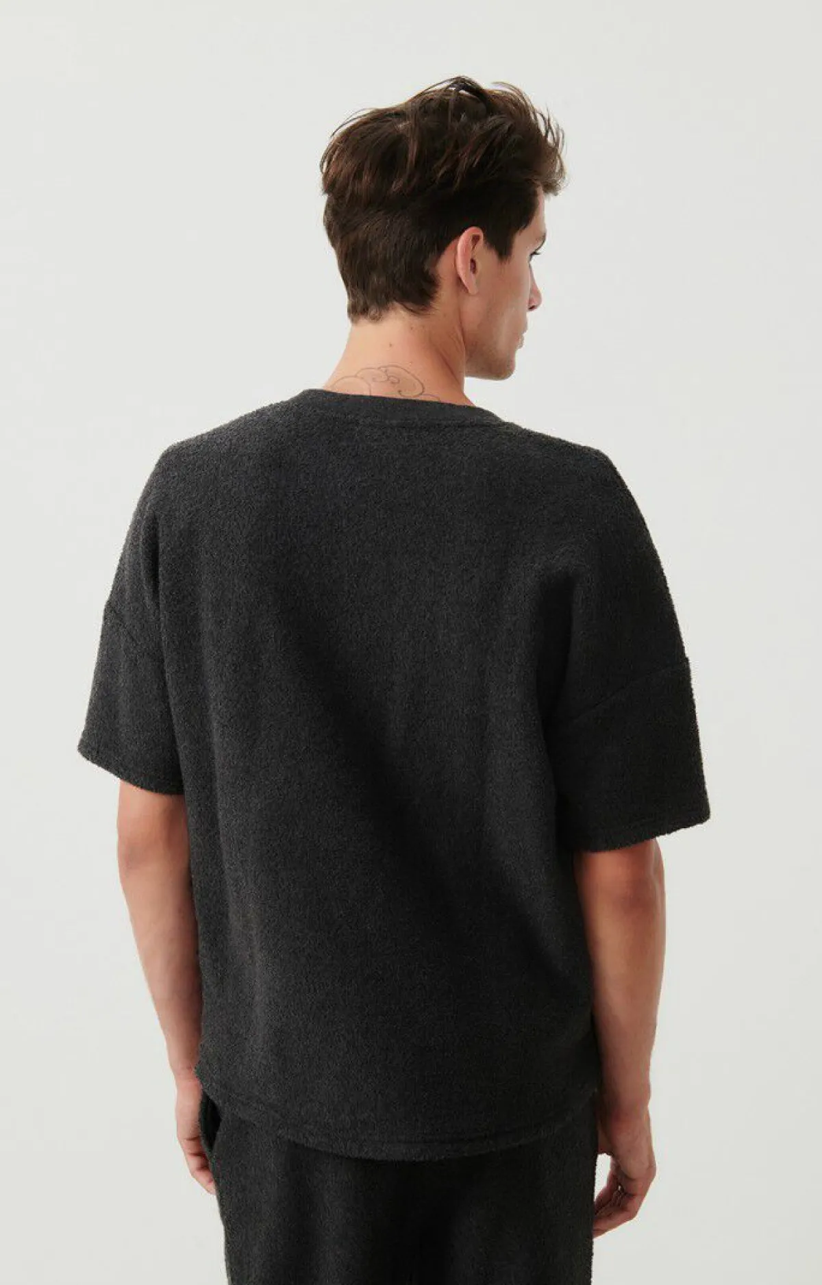 American Vintage Men'S T-Shirt Bobypark Charcoal Melange Cheap