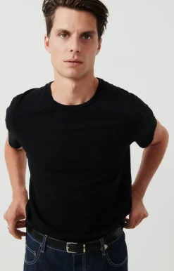 American Vintage Men'S T-Shirt Bysapick Black New