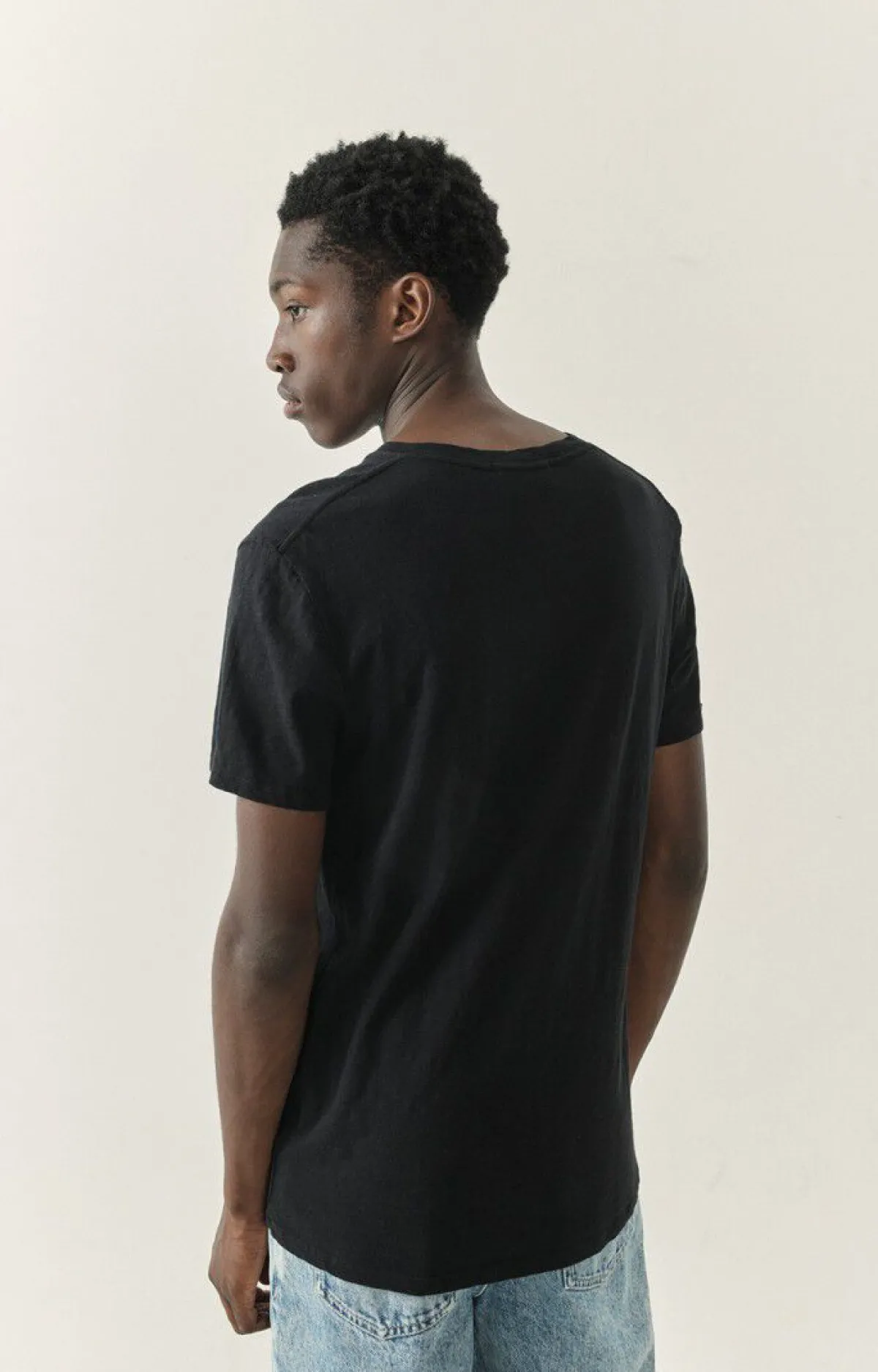 American Vintage Men'S T-Shirt Bysapick Black Best Sale