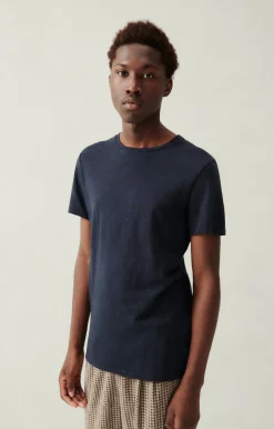 American Vintage Men'S T-Shirt Bysapick Navy Store