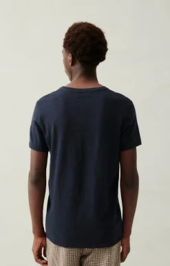 American Vintage Men'S T-Shirt Bysapick Navy Store