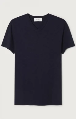 American Vintage Men'S T-Shirt Bysapick Navy Discount