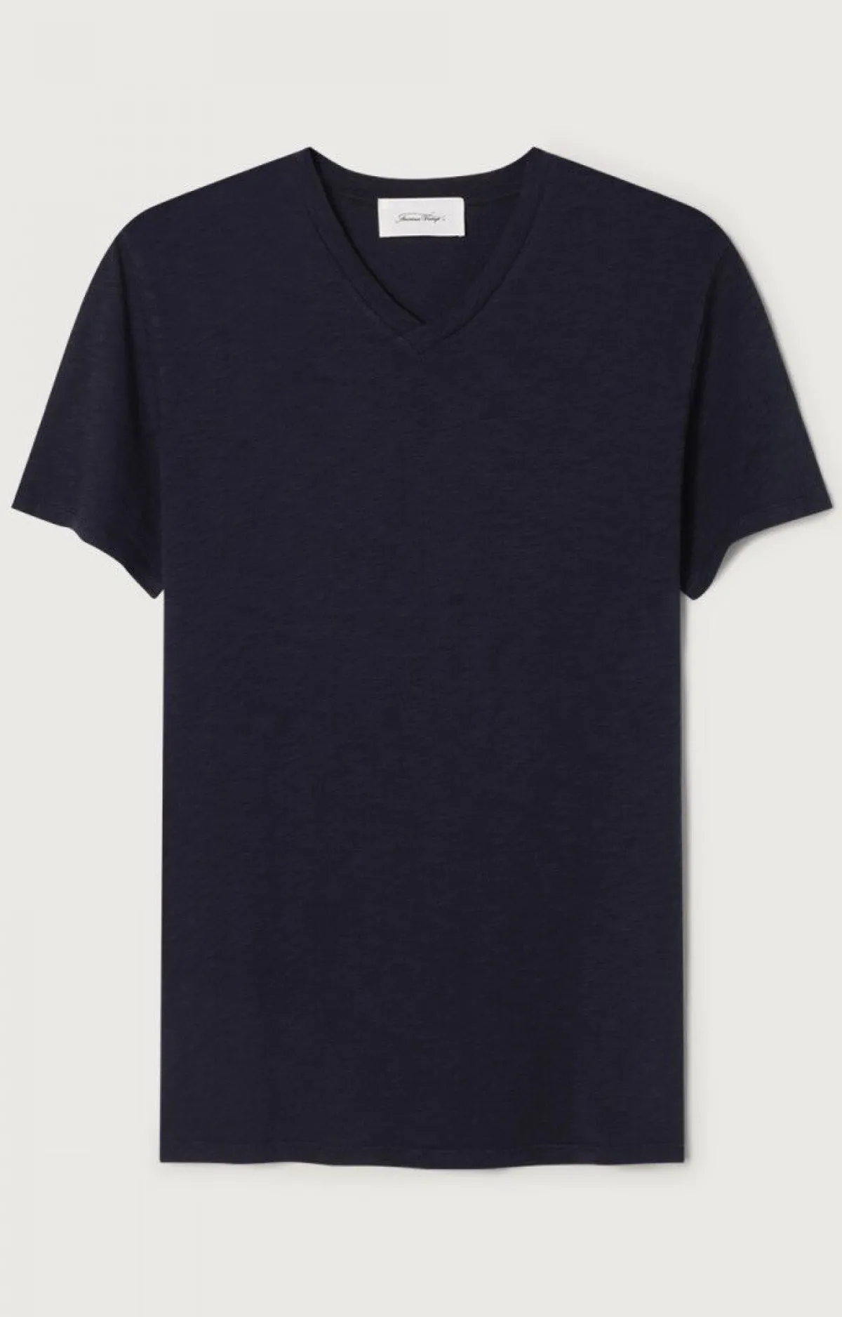 American Vintage Men'S T-Shirt Bysapick Navy Discount