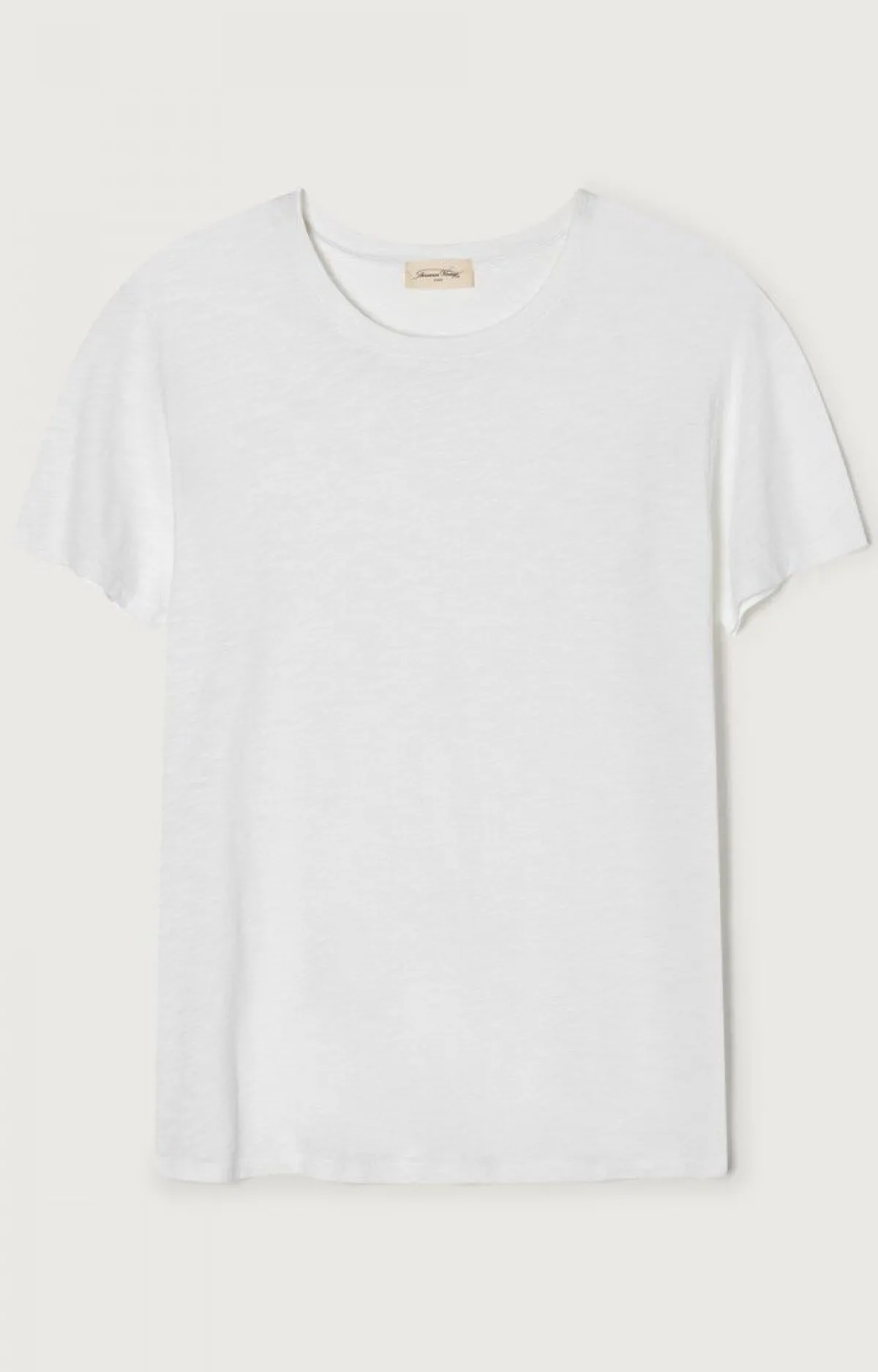 American Vintage Men'S T-Shirt Bysapick White Flash Sale