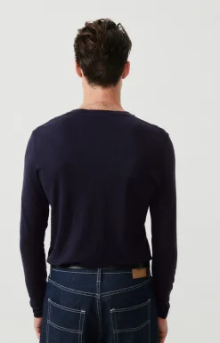 American Vintage Men'S T-Shirt Bysapick Navy Shop