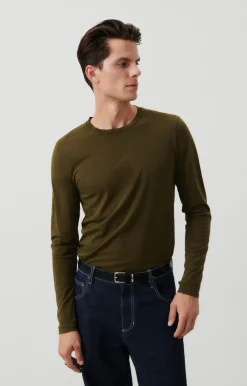 American Vintage Men'S T-Shirt Decatur Khaki Store