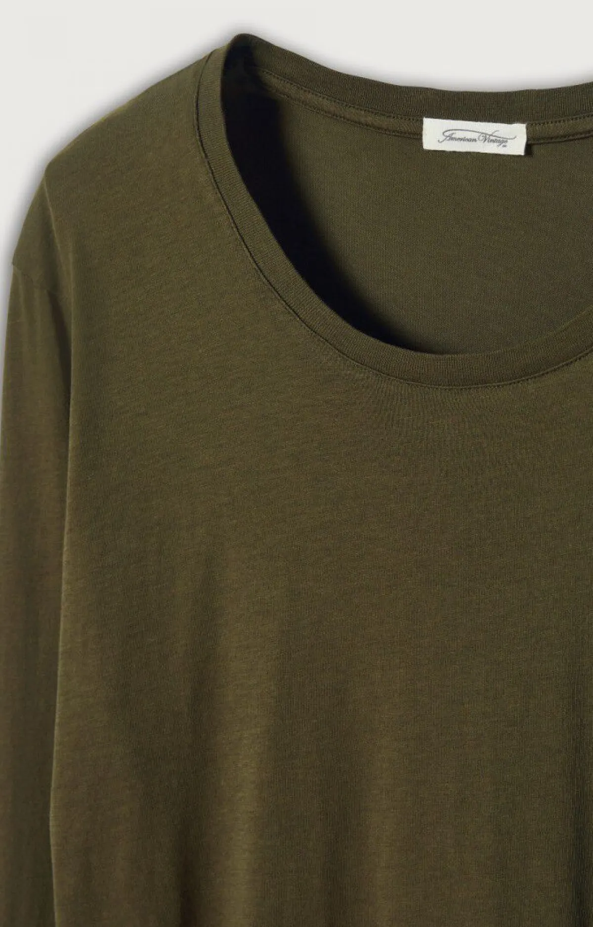 American Vintage Men'S T-Shirt Decatur Khaki Store