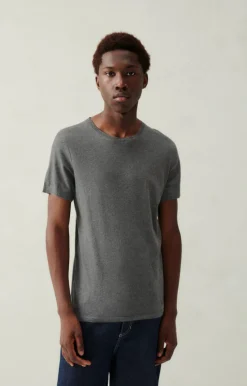 American Vintage Men'S T-Shirt Decatur Heather Grey Clearance