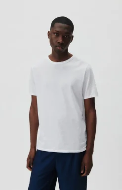 American Vintage Men'S T-Shirt Devon White Flash Sale