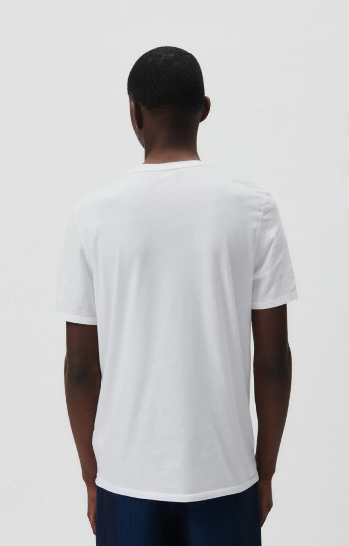 American Vintage Men'S T-Shirt Devon White Flash Sale