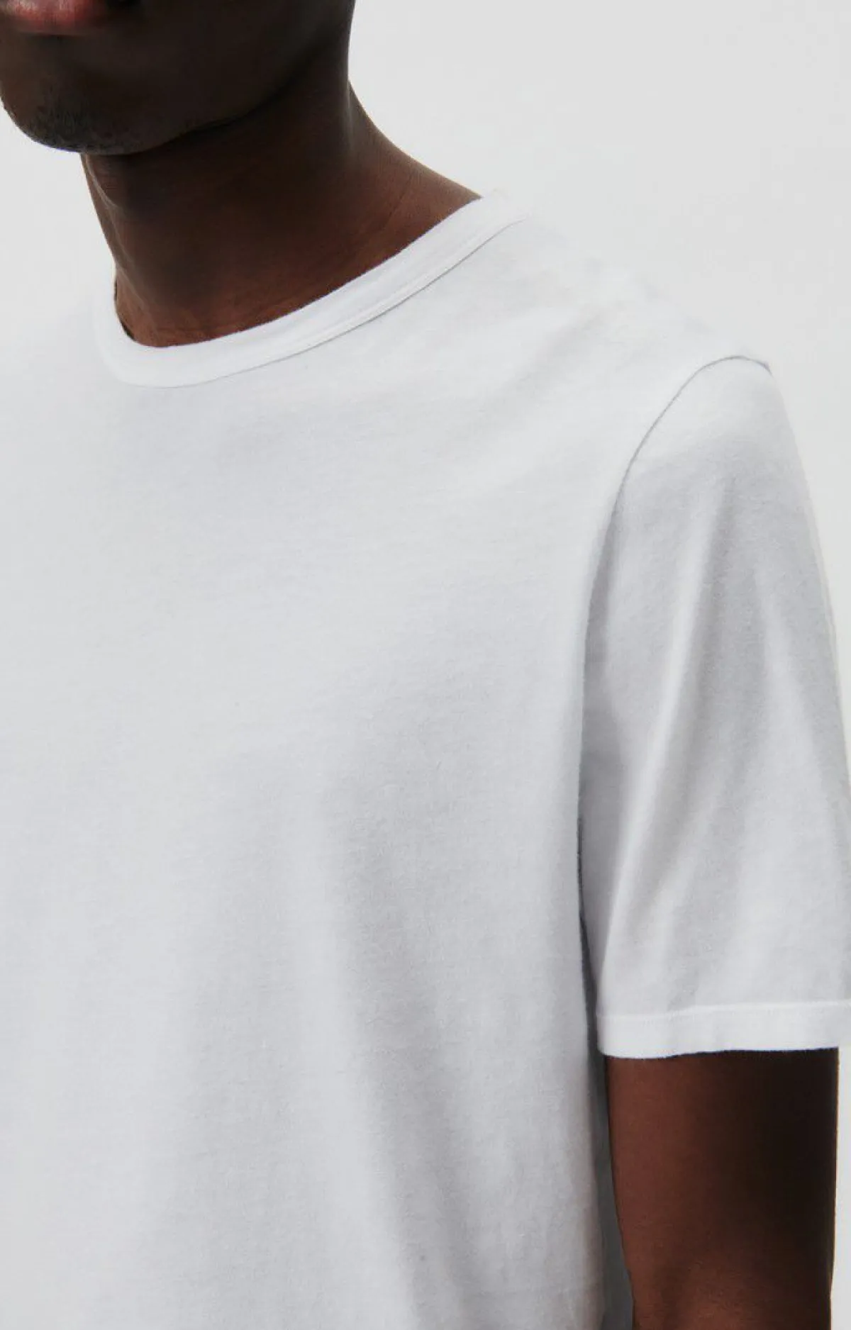 American Vintage Men'S T-Shirt Devon White Flash Sale