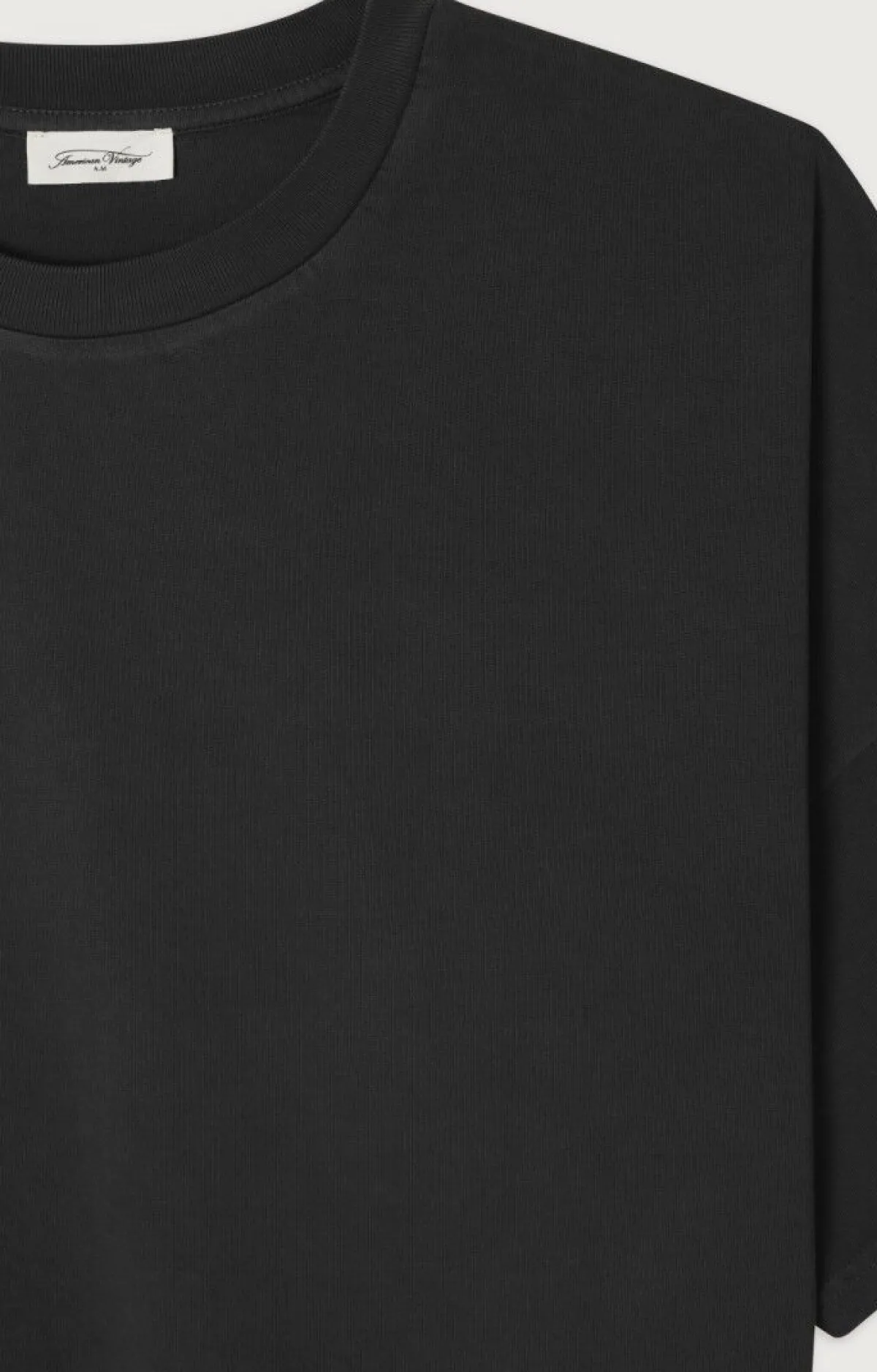 American Vintage Men'S T-Shirt Fizvalley Vintage Black Clearance