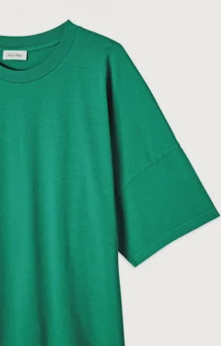 American Vintage Men'S T-Shirt Fizvalley Vintage Chlorophyll Hot