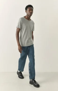American Vintage Men'S T-Shirt Sonoma Heather Grey Fashion