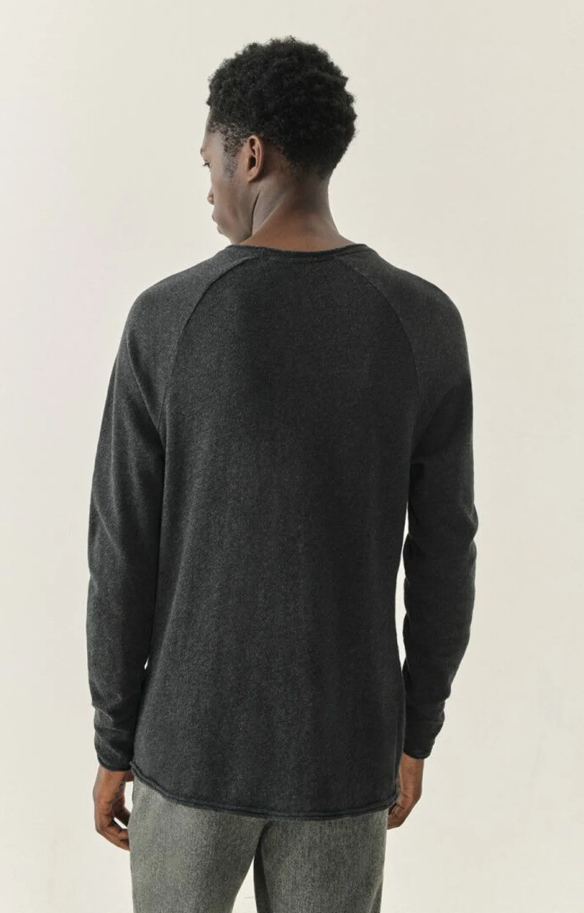 American Vintage Men'S T-Shirt Sonoma Charcoal Melange Outlet