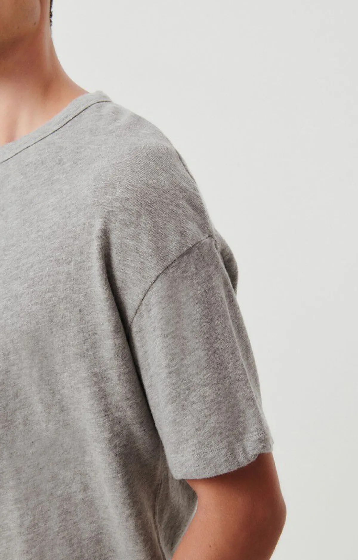 American Vintage Men'S T-Shirt Sonoma Heather Grey Flash Sale