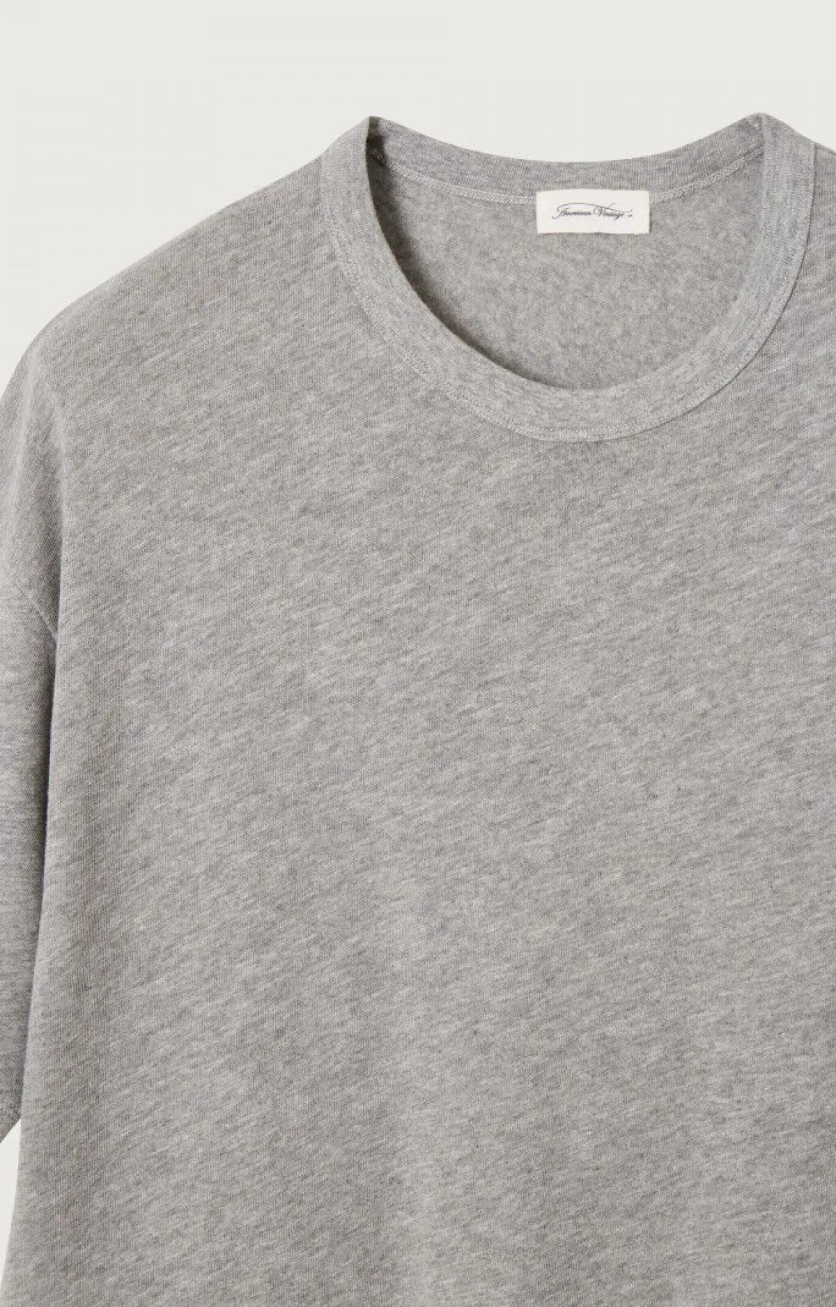 American Vintage Men'S T-Shirt Sonoma Heather Grey Flash Sale