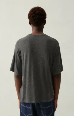 American Vintage Men'S T-Shirt Vediny Charcoal Melange Flash Sale