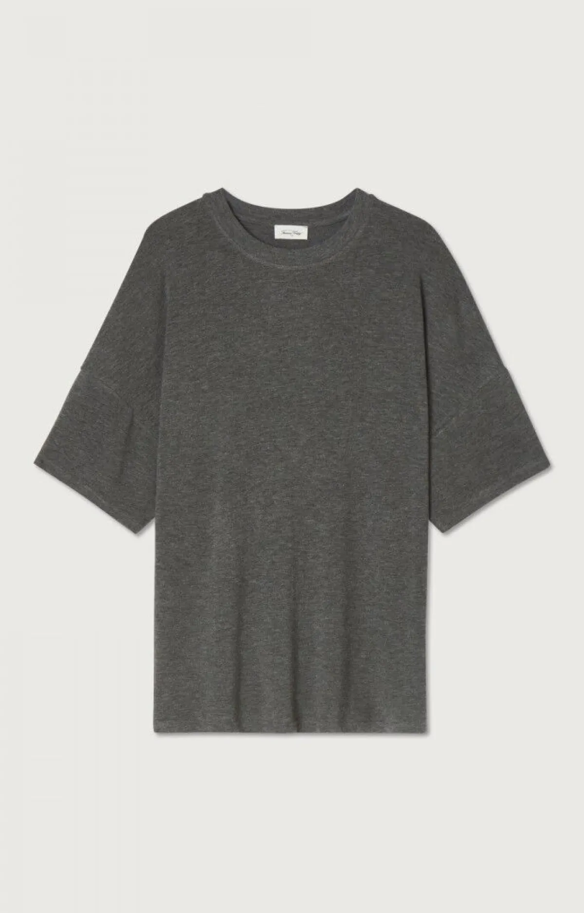 American Vintage Men'S T-Shirt Vediny Charcoal Melange Flash Sale