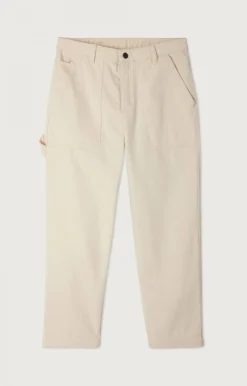 American Vintage Men'S Worker Jeans Spywood Ecru Clearance