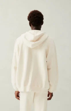 American Vintage Men'S Zipped Hoodie Xybay Ecru Cheap