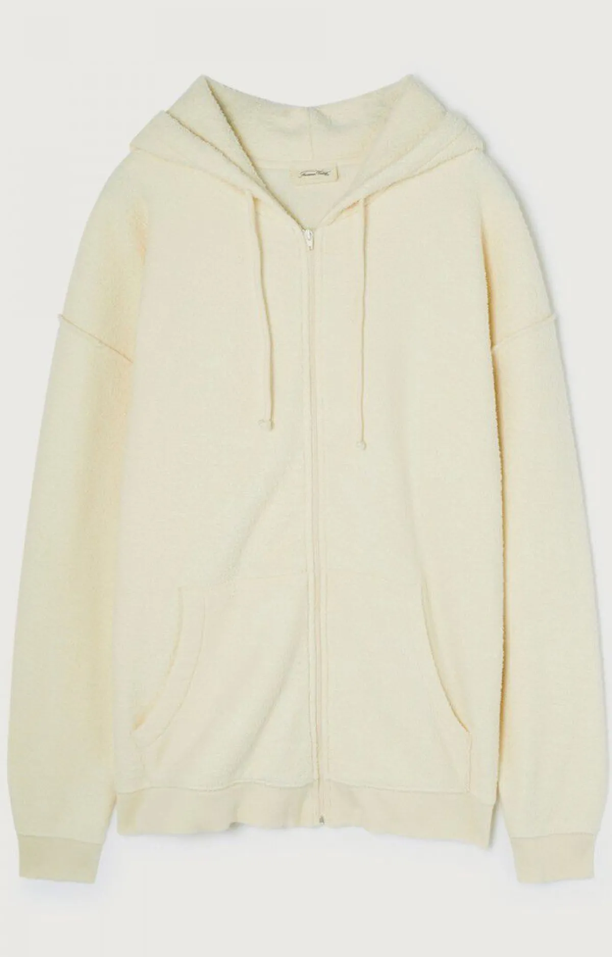 American Vintage Men'S Zipped Sweatshirt Bobypark Ecru Sale