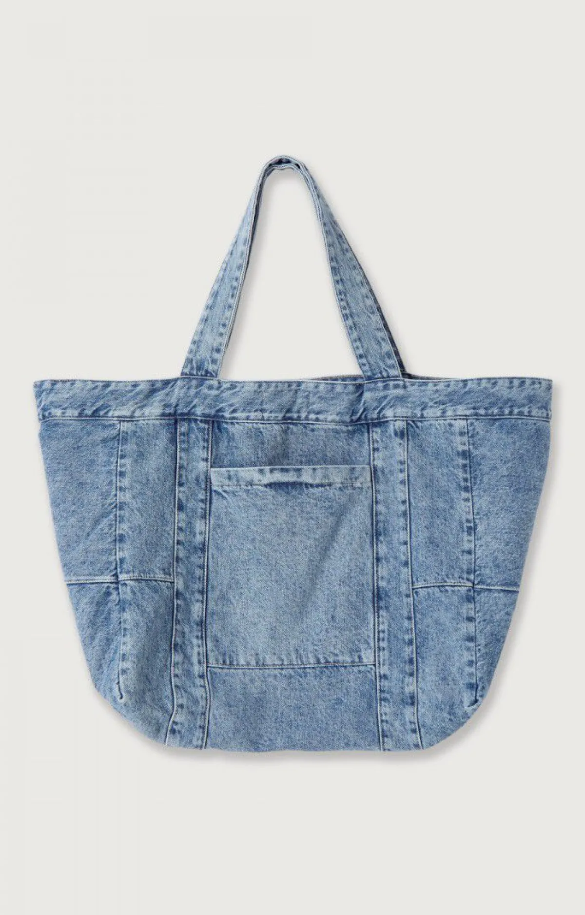 American Vintage Unisex'S Bag Joybird Blue Light Stone Shop