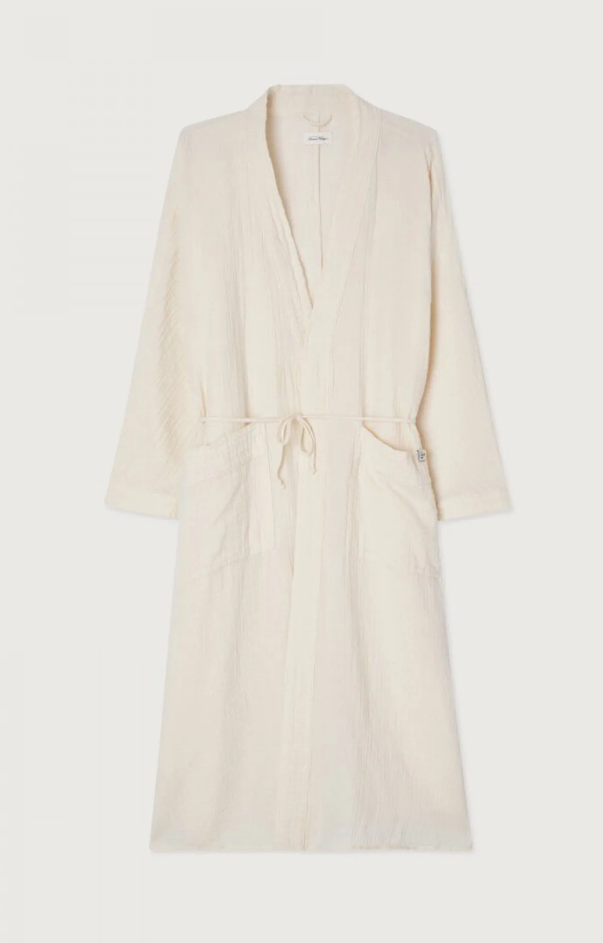 American Vintage Unisex'S Bathrobe Ziky Ecru Outlet