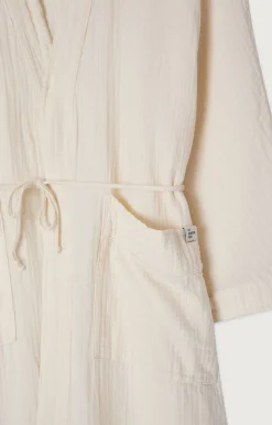 American Vintage Unisex'S Bathrobe Ziky Ecru Outlet
