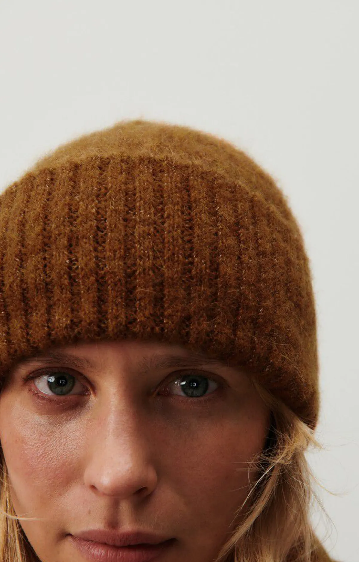 American Vintage Unisex'S Beanie East Melange Cinnamon Shop