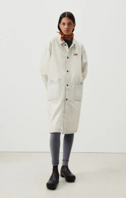 American Vintage Unisex'S Coat Joybird Super Bleached Fashion