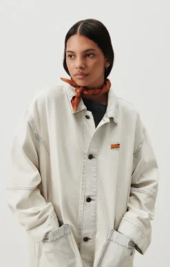 American Vintage Unisex'S Coat Joybird Super Bleached Fashion