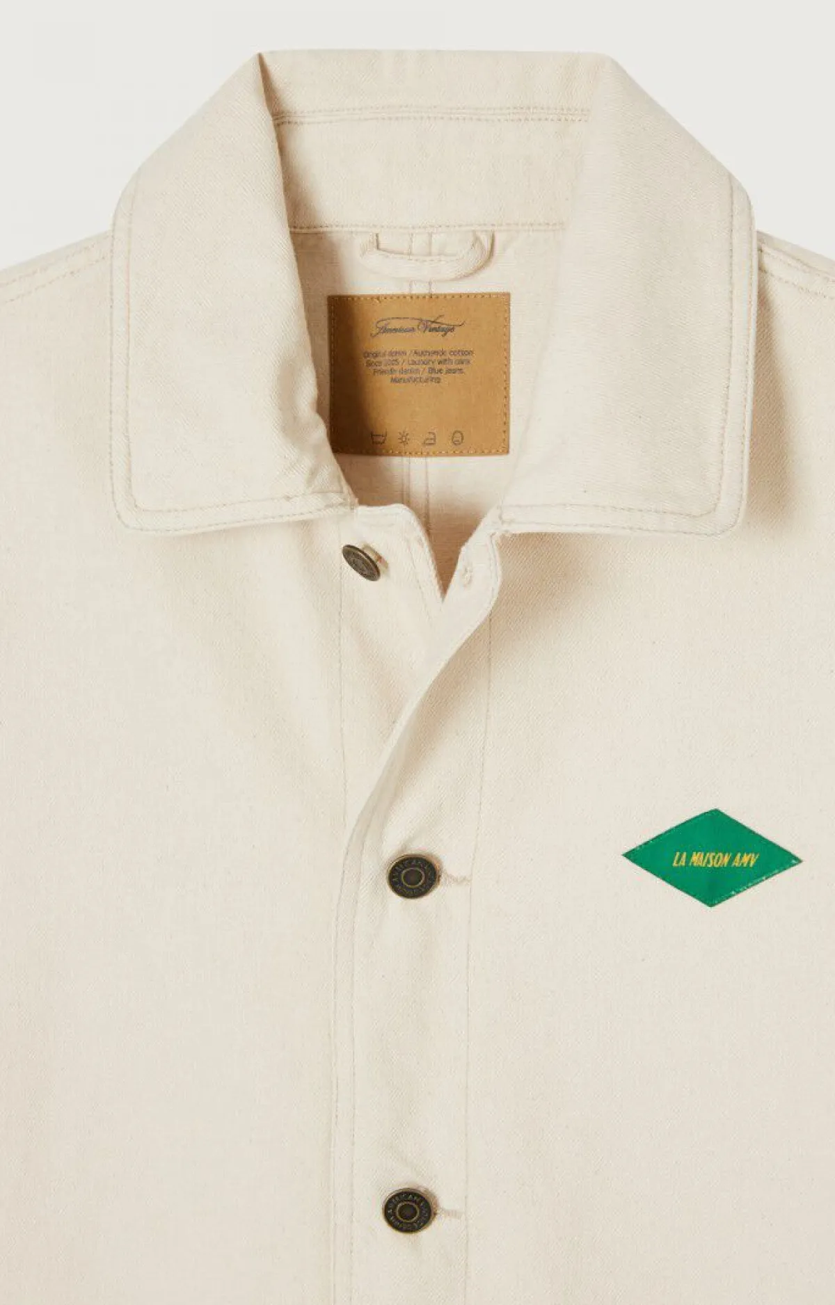 American Vintage Unisex'S Jacket Datcity Ecru Online