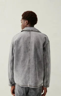 American Vintage Unisex'S Jacket Yopday Salt And Pepper Discount