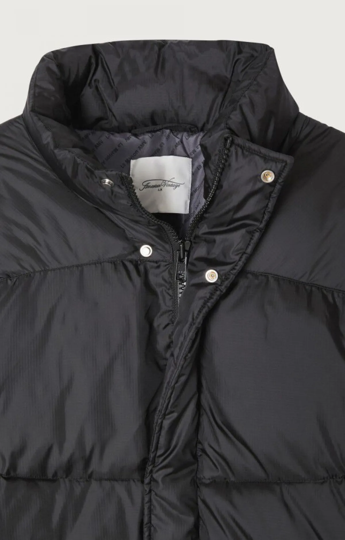 American Vintage Unisex'S Padded Jacket Zidibay Black Cheap