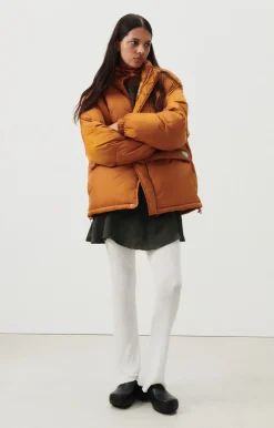 American Vintage Unisex'S Padded Jacket Zidibay Gingerbread Online