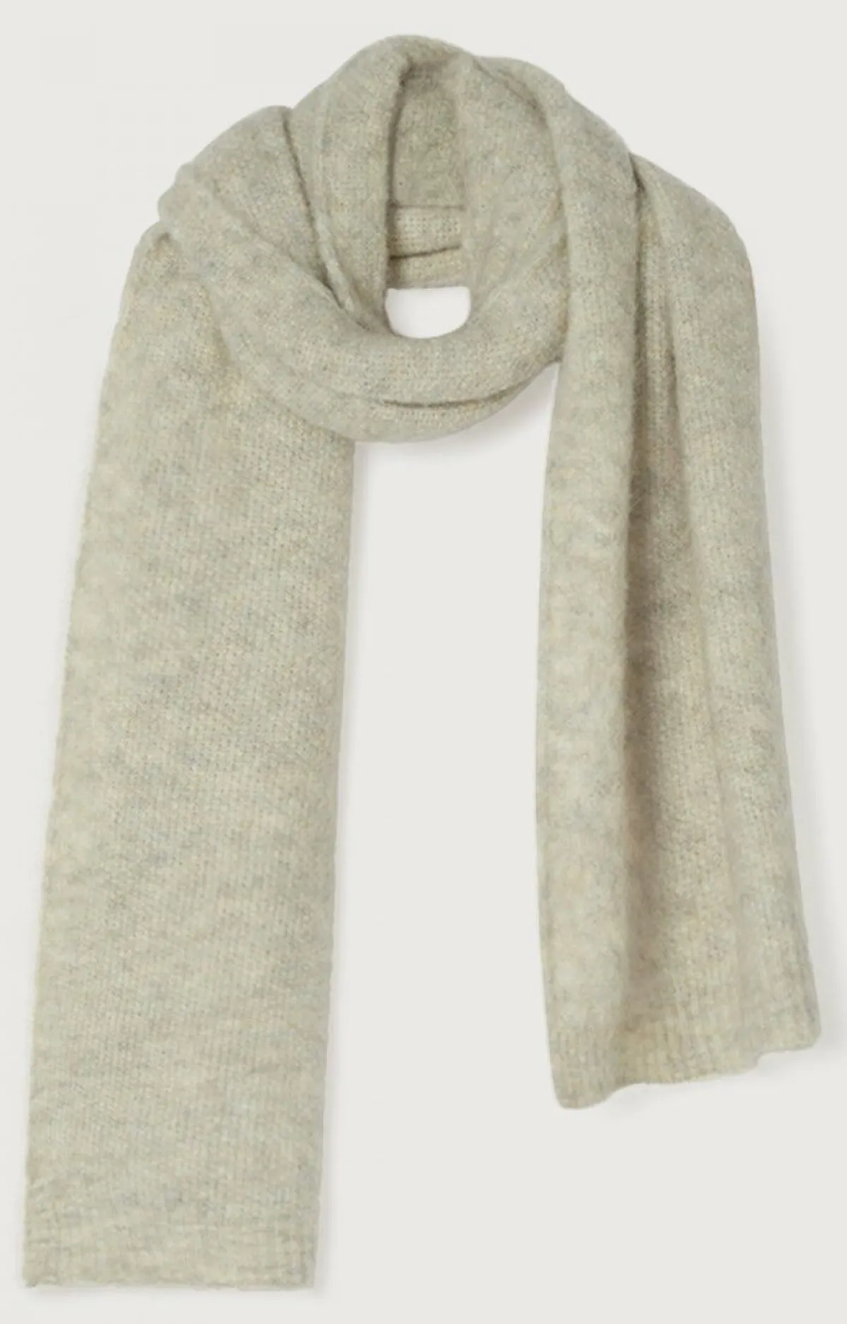 American Vintage Unisex'S Scarf East Powder Snow Melange Best