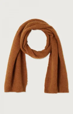 American Vintage Unisex'S Scarf East Melange Cinnamon New