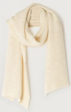 American Vintage Unisex'S Scarf East Pearl Melange Fashion