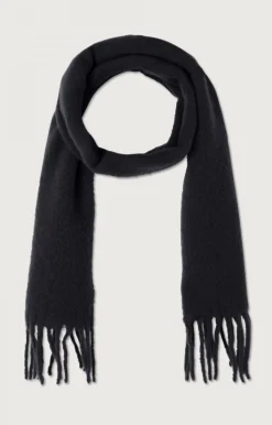American Vintage Unisex'S Scarf Hizlaw Charcoal Melange Clearance