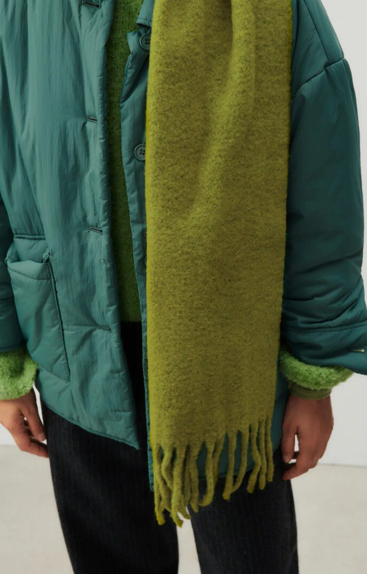 American Vintage Unisex'S Scarf Hizlaw Marsh Hot